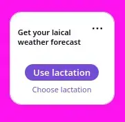 Get your laical weather forecast. Use lactation / Choose lactation