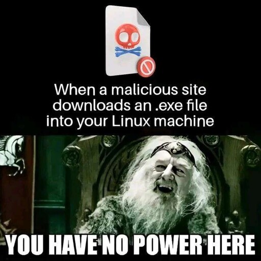 Be gone, malware 