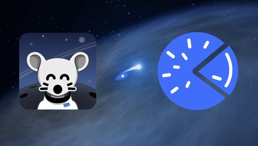 Piefed + Voyager logos overlaying blue hubble telescope space photograph with a star in the middle. There is a pancake-shaped disk of gas encircling the star.