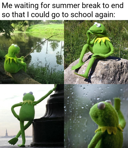 Ngl I honestly lk school bc it keeps u busy a lot of the time