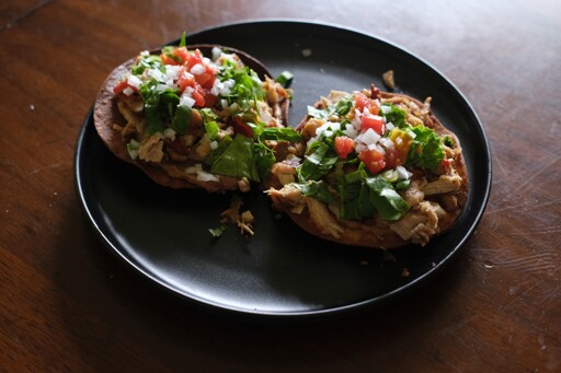 Chicken Tostadas