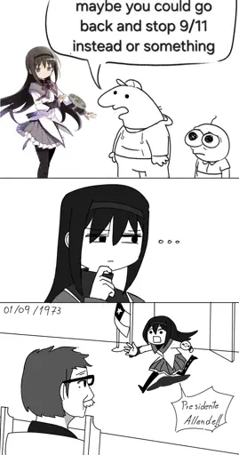 Homura stops 9/11