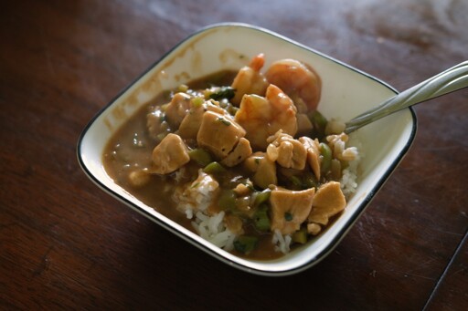 Chicken, Andouille Sausage and Shrimp Gumbo